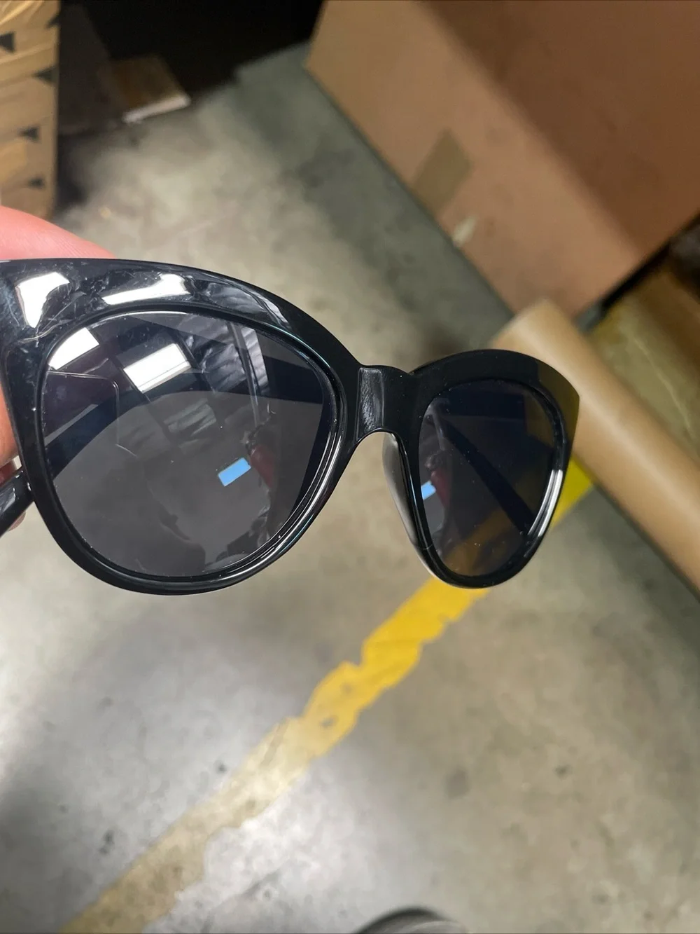 Le Specs Women’s Halfmoon Magic Sunglasses Black Frame Cat Eye